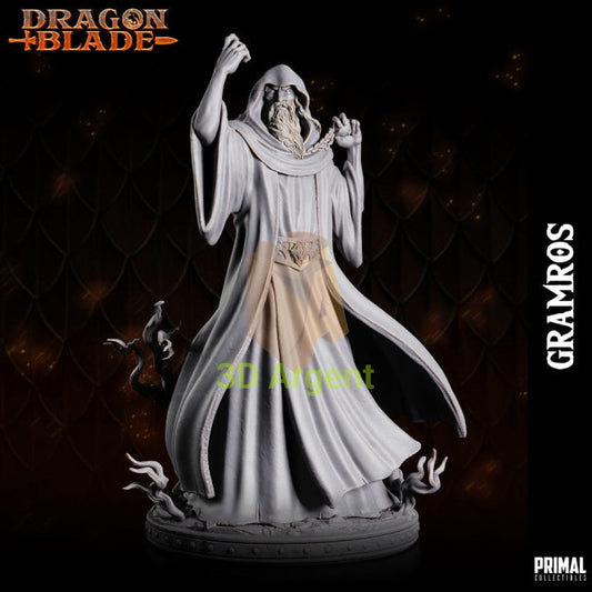Gramros the Dark One – Dragonblade – Primal Collectibles Resin Mini - Toys & Games:Wargames &