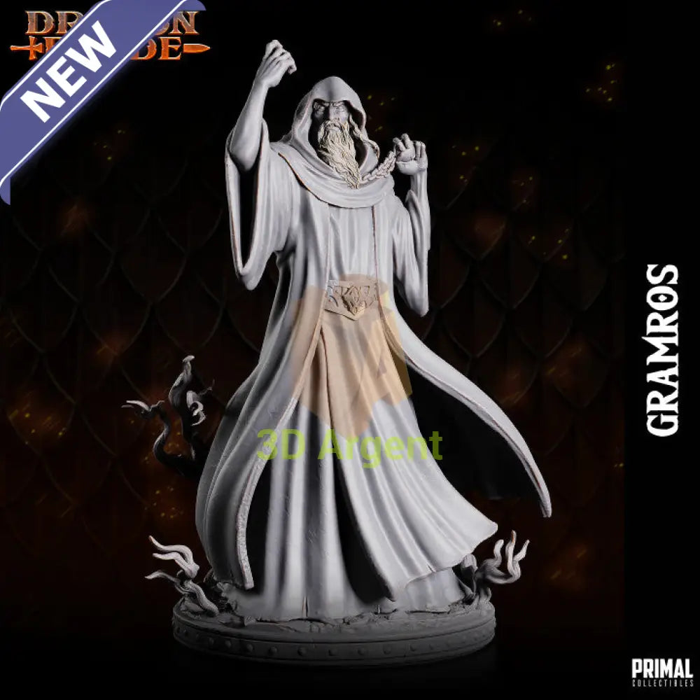 Gramros the Dark One – Dragonblade – Primal Collectibles Resin Mini - Toys & Games:Wargames &