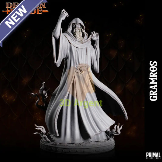 Gramros the Dark One – Dragonblade – Primal Collectibles Resin Mini - Toys & Games:Wargames &