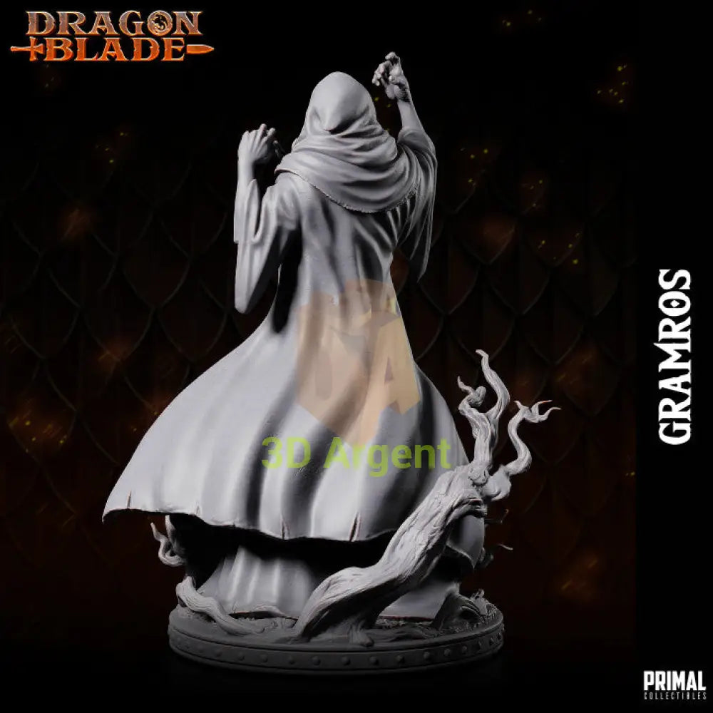 Gramros the Dark One – Dragonblade – Primal Collectibles Resin Mini - Toys & Games:Wargames &