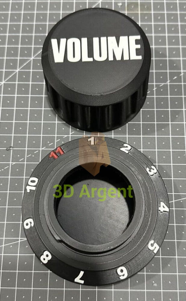 Guitar Pick Storage 3D Printed - Volume or Tone Dial Container Holder Musical Instruments & DJ Equipment:Guitars &