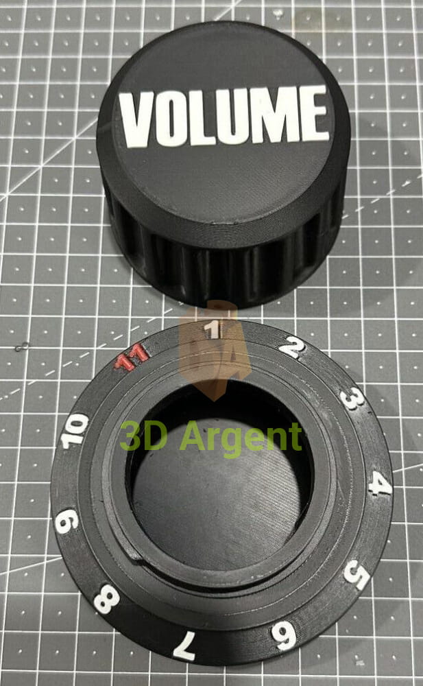 Guitar Pick Storage 3D Printed - Volume or Tone Dial Container Holder Volume Musical Instruments & DJ Equipment:Guitars