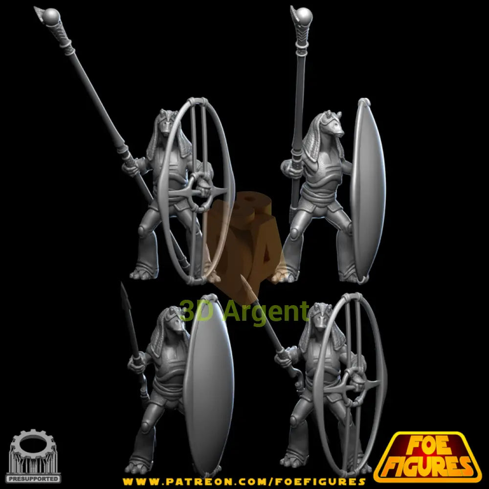 Gungan Infantry Army - Set B (4 figures)