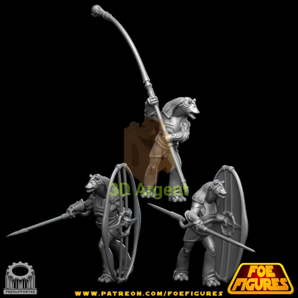 Gungan Infantry Army - Set C (3 figures)