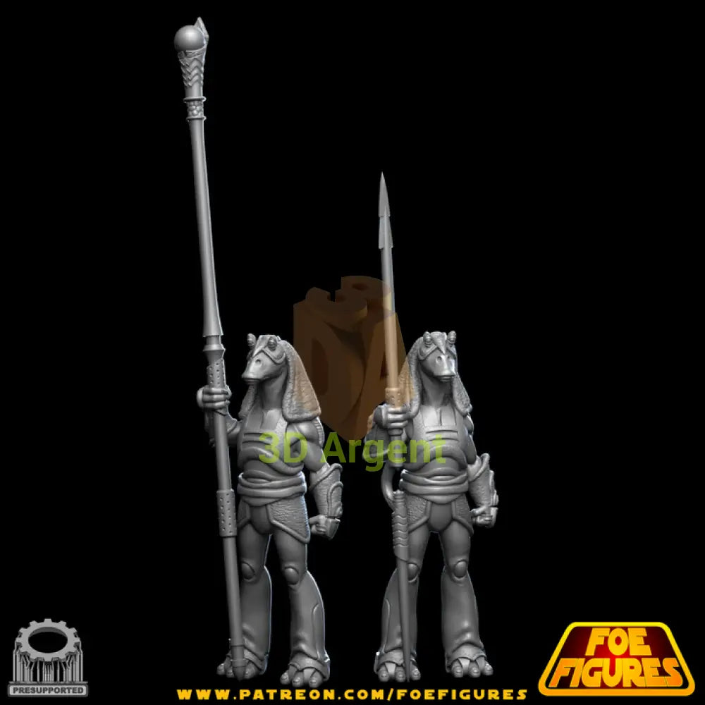 Gungan Infantry Army - Set D (2 figures)