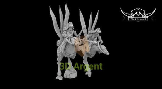 Gungan Kaadu Riders - Star Wars Legion compatible 3D Printed Resin Miniatures Toys & Games:Wargames & Role-Playing:Star