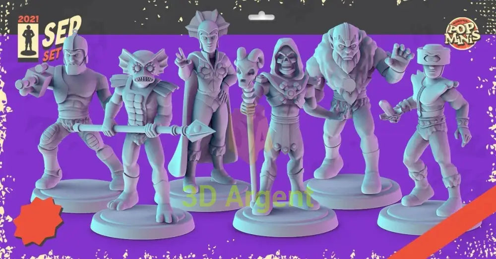He-Man Villains Figures compatible D&D DragonLance Miniatures Pop Minis - All Figures - Toys & Games:Wargames &