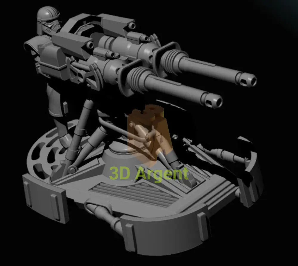 Heavy Blaster Cannon Star Wars Legion 3D Printed Resin BlueWolf Miniatures Toys & Games:Wargames & Role-Playing:Star