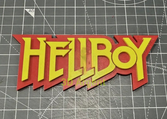 HellBoy - 3D Printed Sign Stand Collectables:Science Fiction Collectables:Other Science Fiction Items