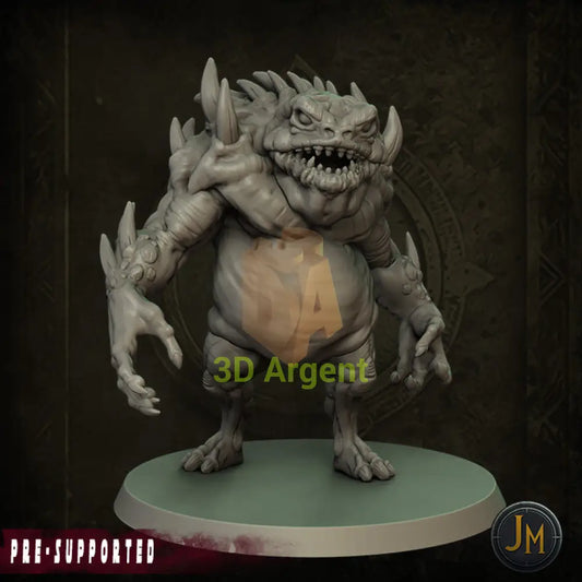 Hezrou Frog Demon - Dungeons and Dragons (D&D) DragonLance Frostgrave Fantasy 3D Printed Resin Miniatures Toys &