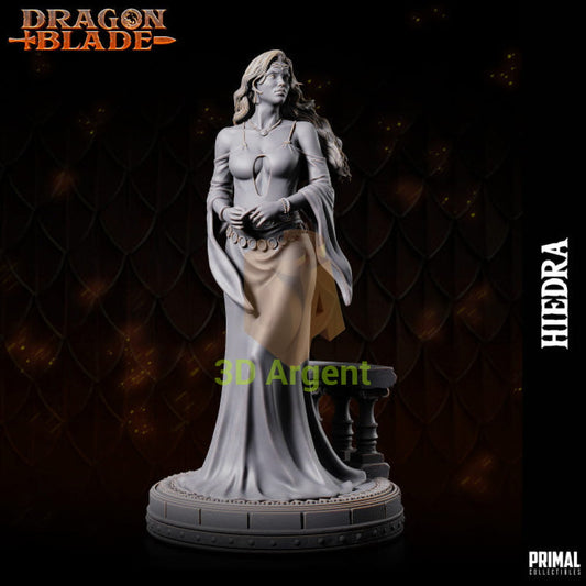 Hiedra Mystic – Dragonblade – Primal Collectibles Resin Miniature - Toys & Games:Wargames &