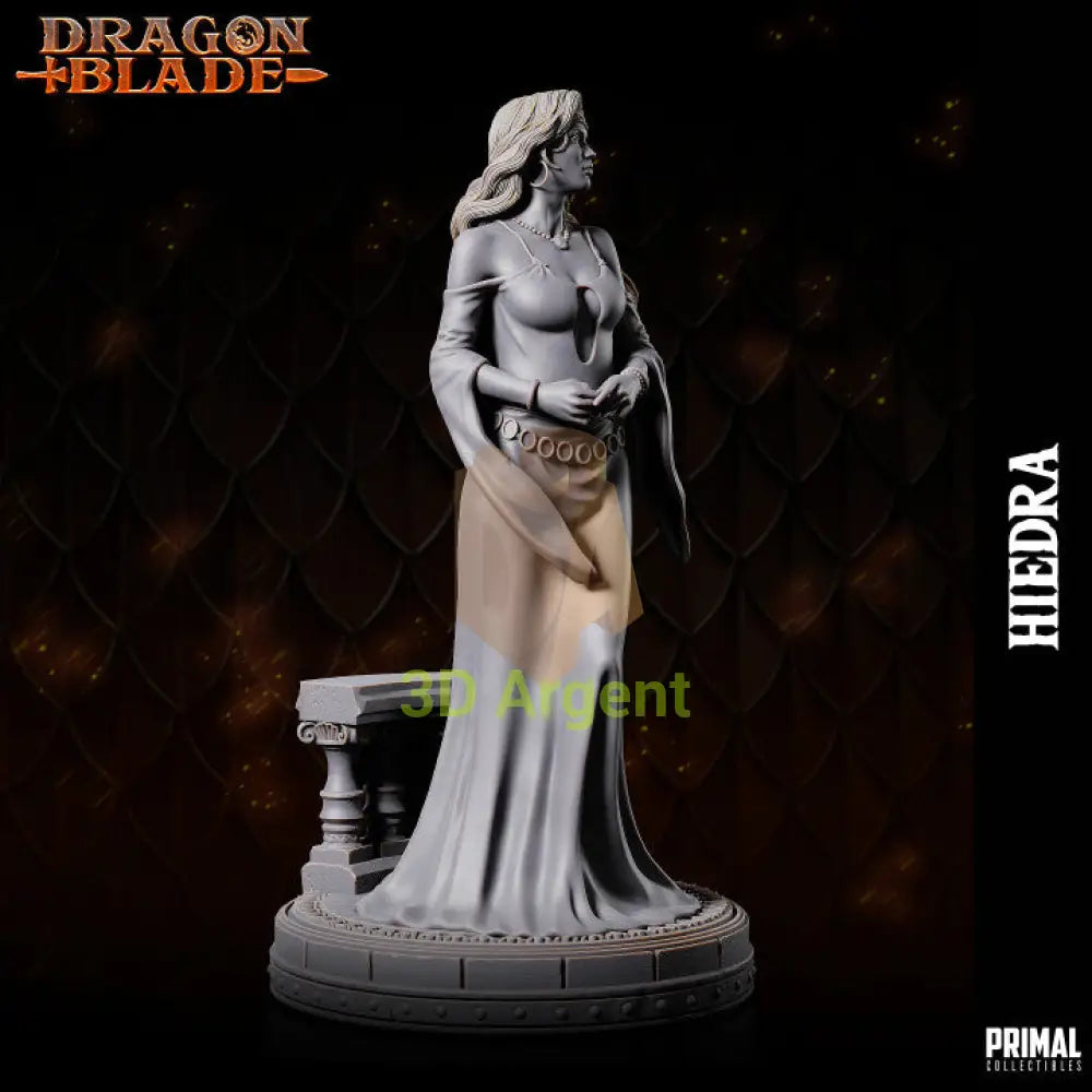 Hiedra Mystic – Dragonblade – Primal Collectibles Resin Miniature - Toys & Games:Wargames &
