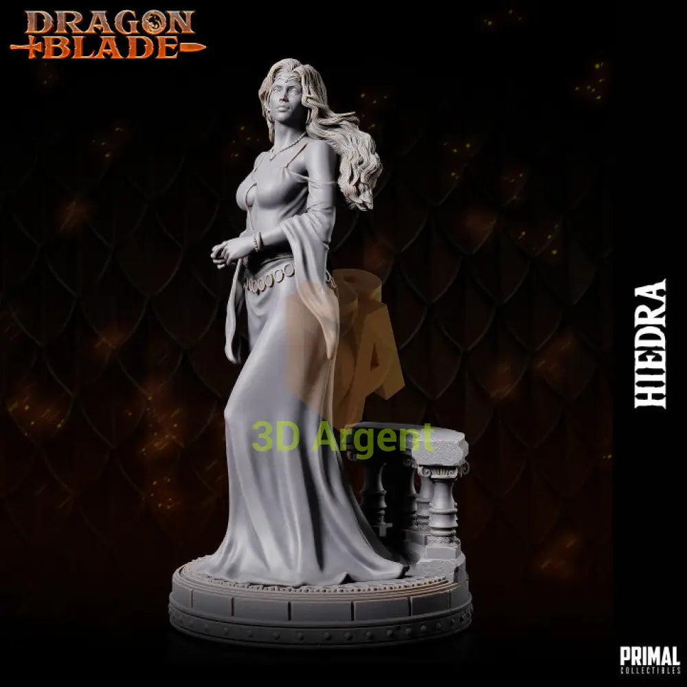 Hiedra Mystic – Dragonblade – Primal Collectibles Resin Miniature - Toys & Games:Wargames &
