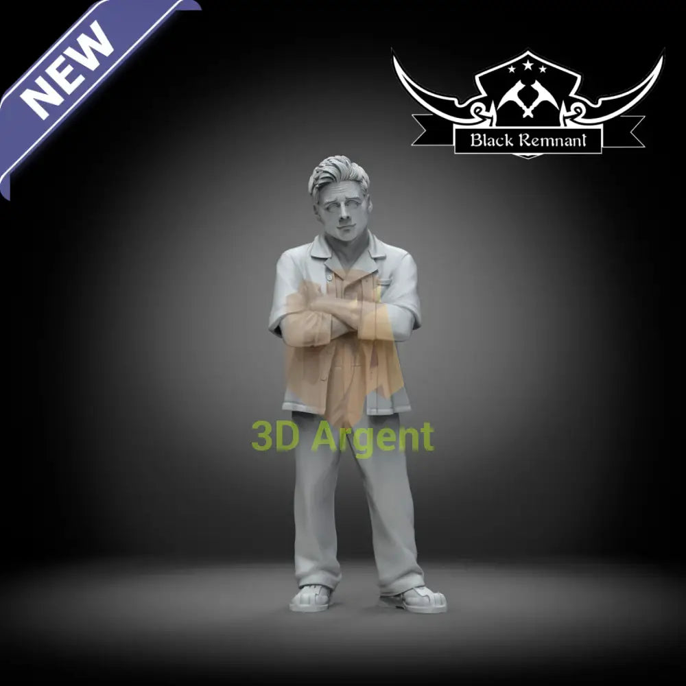 Black Remnant render of the Hoban “Wash” Washburne fan-made miniature in a standing pose