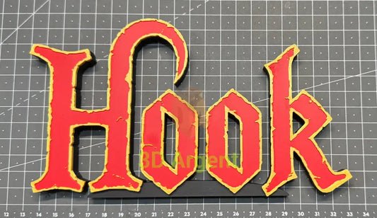 Hook Movie Logo - 3D Printed Sign Stand Collectables:Science Fiction Collectables:Other Science Fiction Items