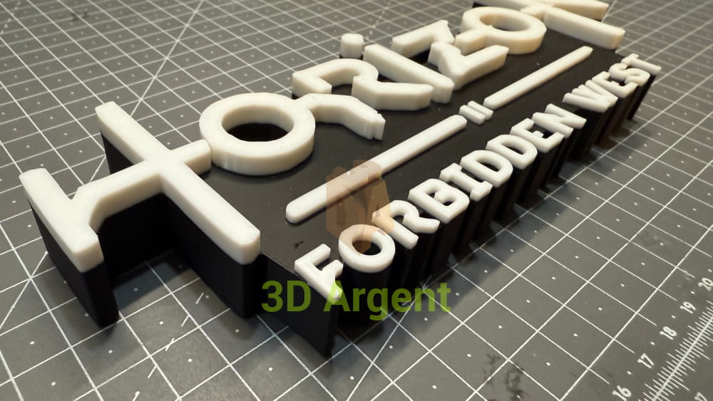 Horizon Zero Dawn Forbidden West Logo - 3D Printed Sign Stand Collectables:Science Fiction Collectables:Other Science