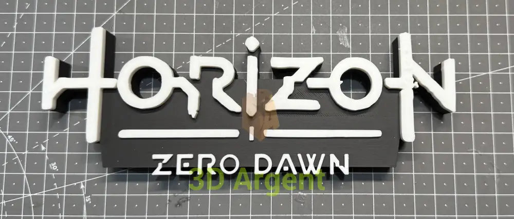 Horizon Zero Dawn Forbidden West Logo - 3D Printed Sign Stand Zero Dawn Collectables:Science Fiction Collectables:Other