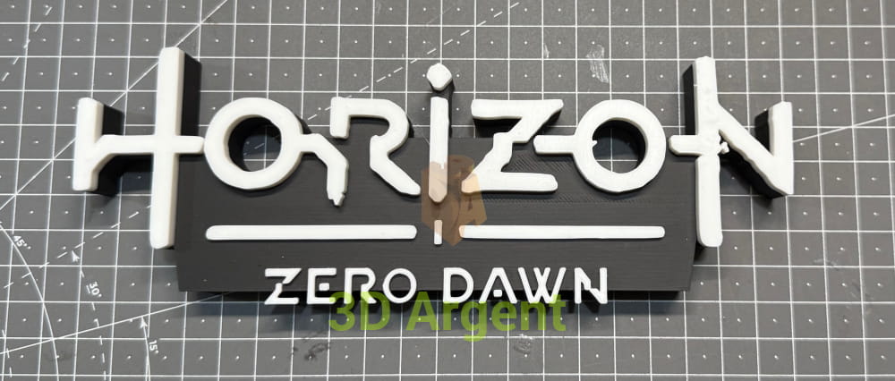 Horizon Zero Dawn Forbidden West Logo - 3D Printed Sign Stand Zero Dawn Collectables:Science Fiction Collectables:Other