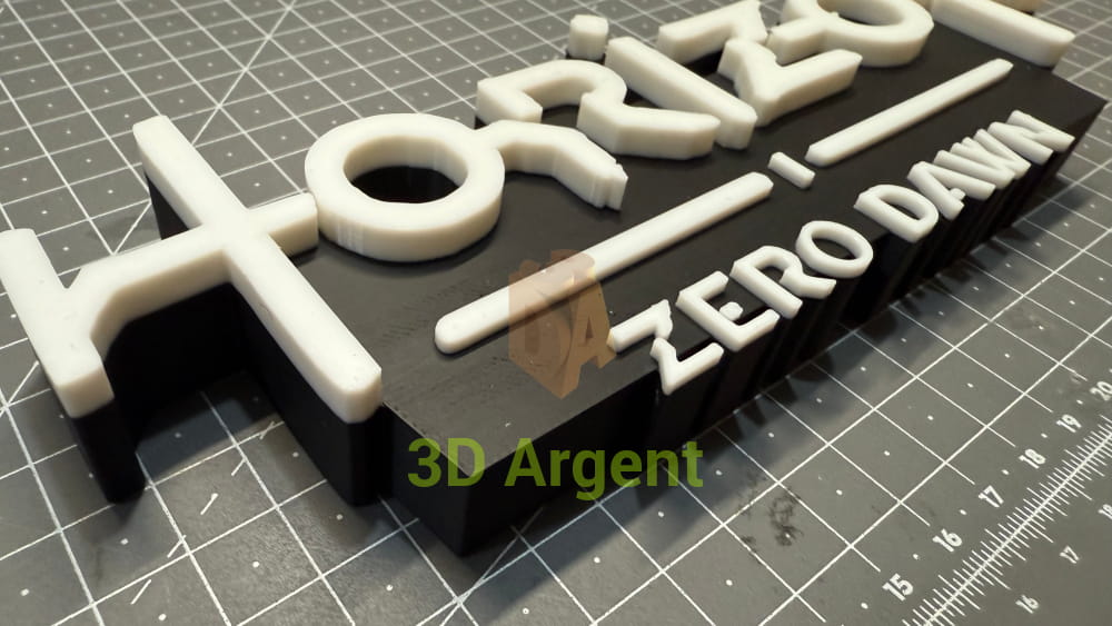 Horizon Zero Dawn Forbidden West Logo - 3D Printed Sign Stand Collectables:Science Fiction Collectables:Other Science