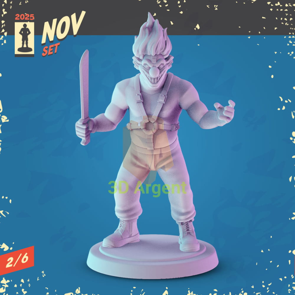 Horror Icons Figures compatible D&D DragonLance Miniatures Pop Minis - 1 Sweet Tooth - Toys & Games:Wargames &
