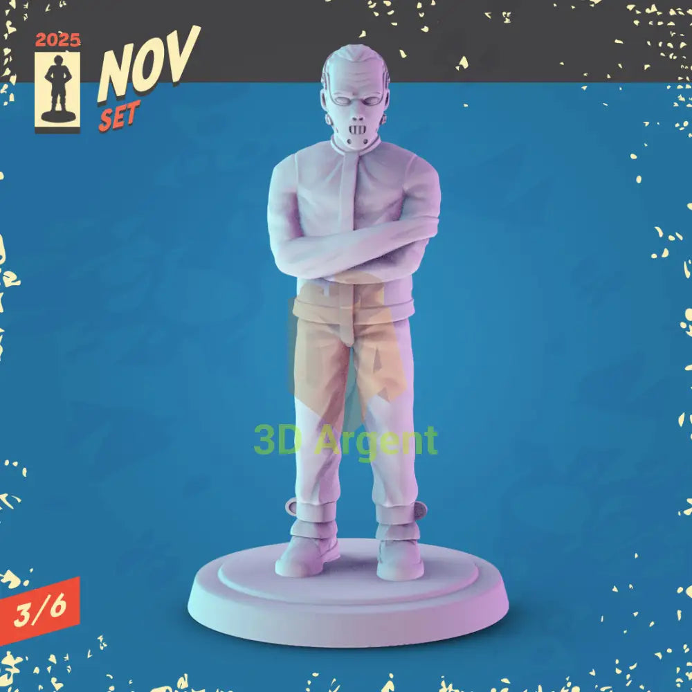 Horror Icons Figures compatible D&D DragonLance Miniatures Pop Minis - 2 Hannibal Lecter - Toys & Games:Wargames &