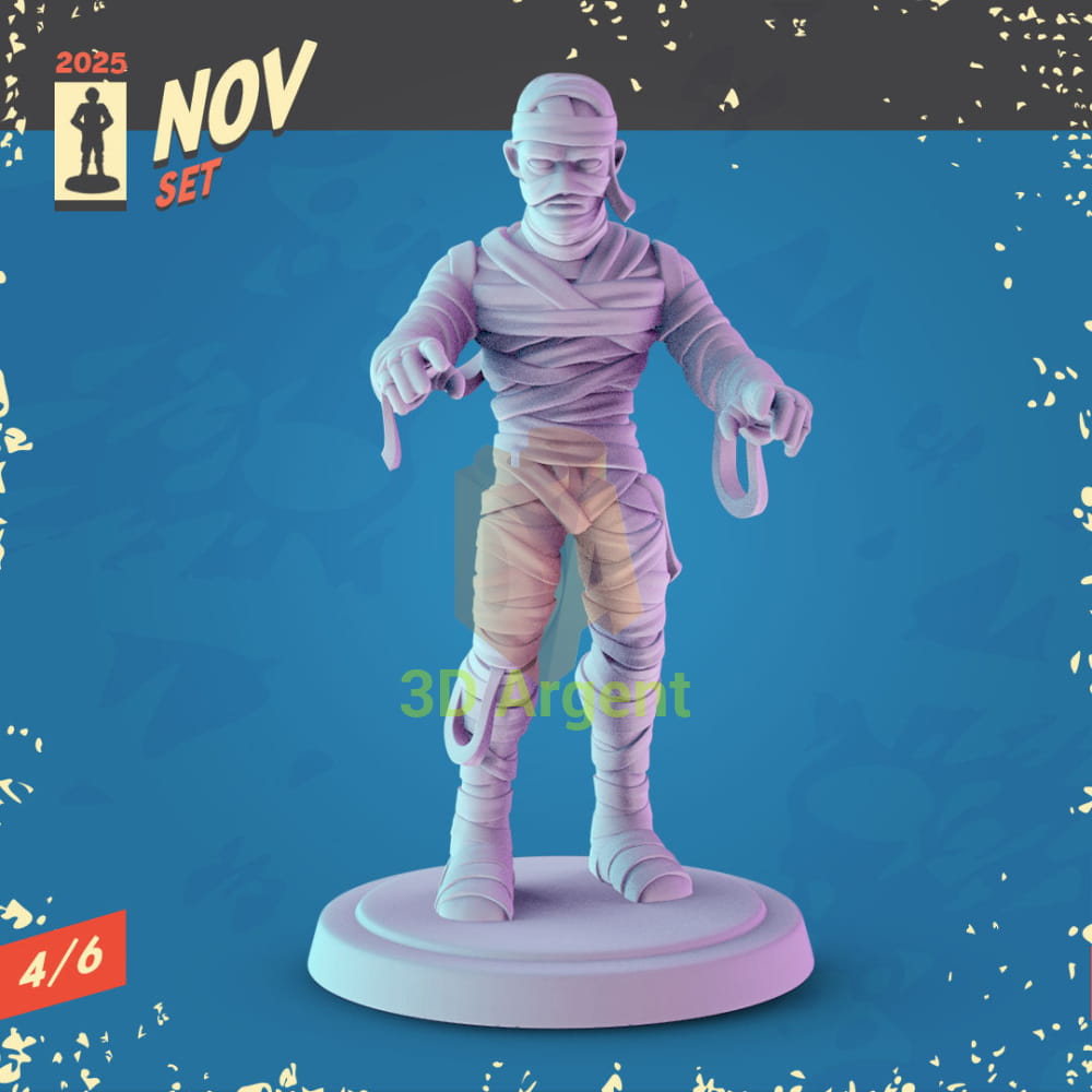 Horror Icons Figures compatible D&D DragonLance Miniatures Pop Minis - 5 The Mummy - Toys & Games:Wargames &