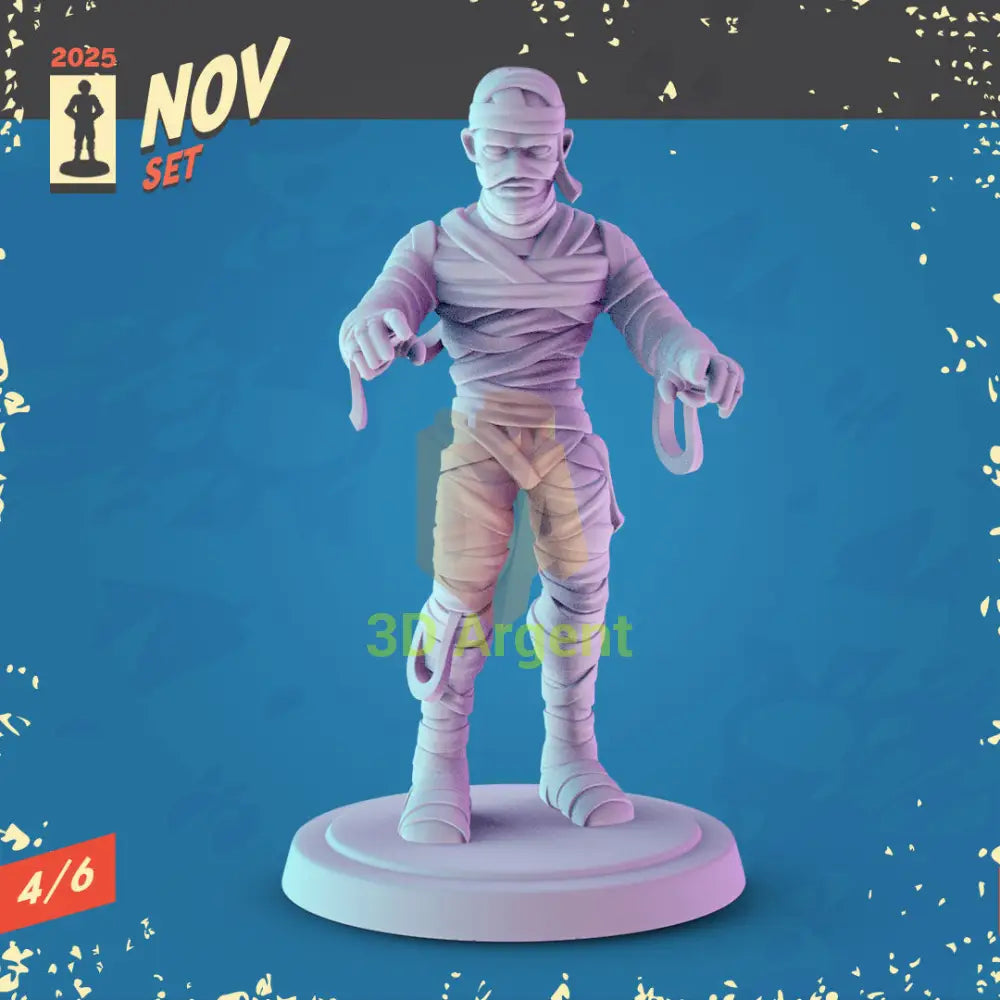 Horror Icons Figures compatible D&D DragonLance Miniatures Pop Minis - 5 The Mummy - Toys & Games:Wargames &