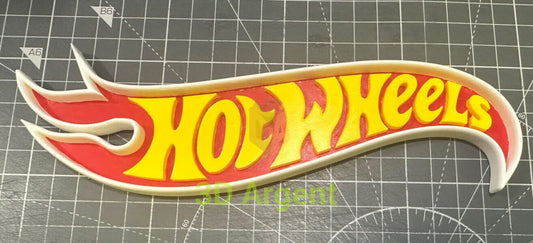 Hot Wheels - 3D Printed Sign Stand FAN ART Collectables:Science Fiction Collectables:Other Science Fiction Items