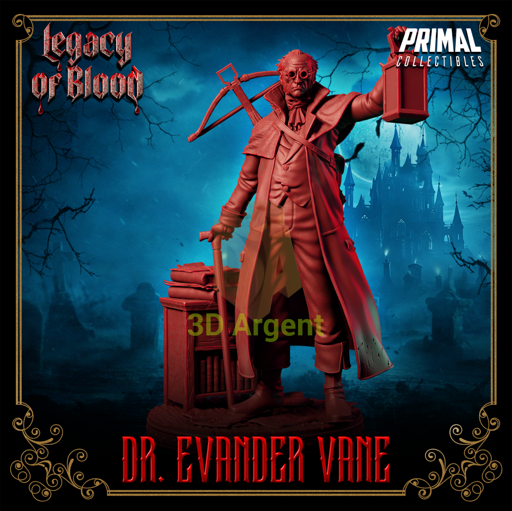 Human - Dr. Evander Vane Fantasy compatible D&D DragonLance Miniatures Primal Toys & Games:Wargames &