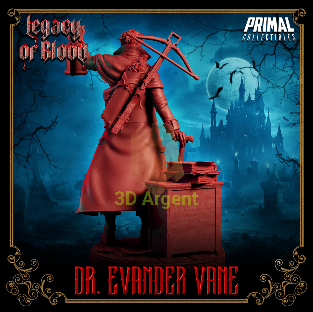Human - Dr. Evander Vane Fantasy compatible D&D DragonLance Miniatures Primal Toys & Games:Wargames &