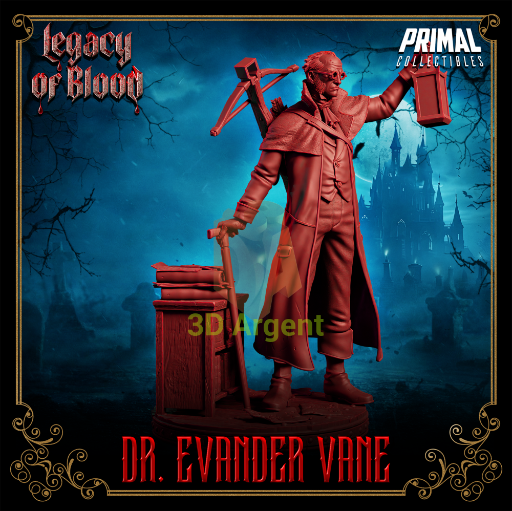 Human - Dr. Evander Vane Fantasy compatible D&D DragonLance Miniatures Primal Toys & Games:Wargames &