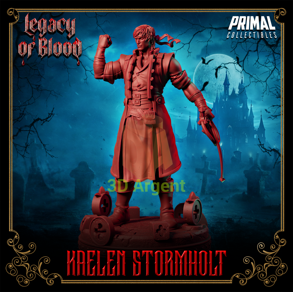 Human - Kaelen Stormholt Fantasy compatible D&D DragonLance Miniatures Primal Toys & Games:Wargames &