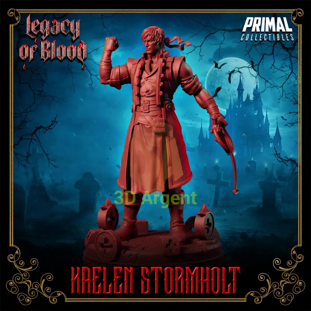 Human - Kaelen Stormholt Fantasy compatible D&D DragonLance Miniatures Primal Toys & Games:Wargames &