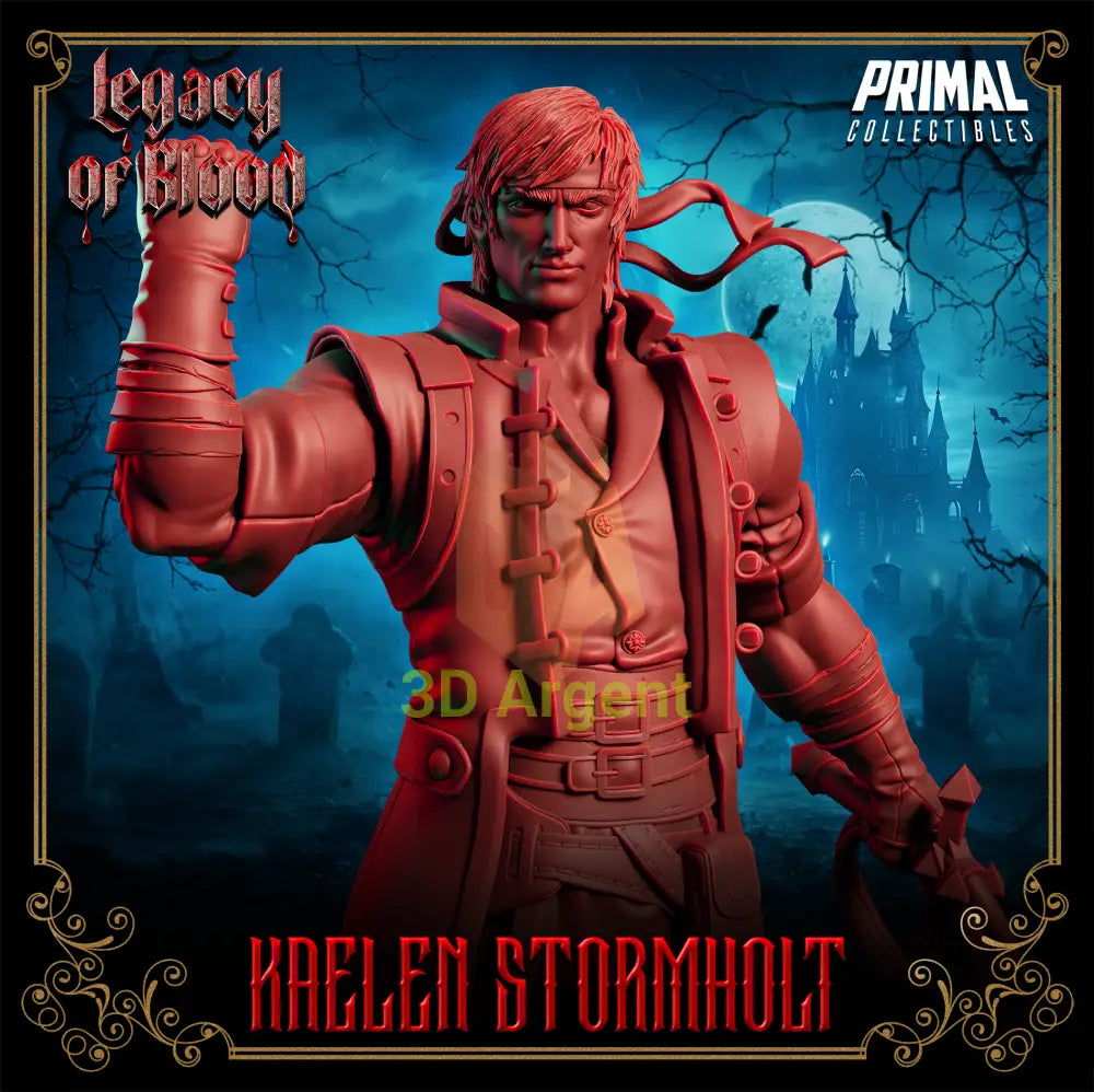 Human - Kaelen Stormholt Fantasy compatible D&D DragonLance Miniatures Primal Toys & Games:Wargames &
