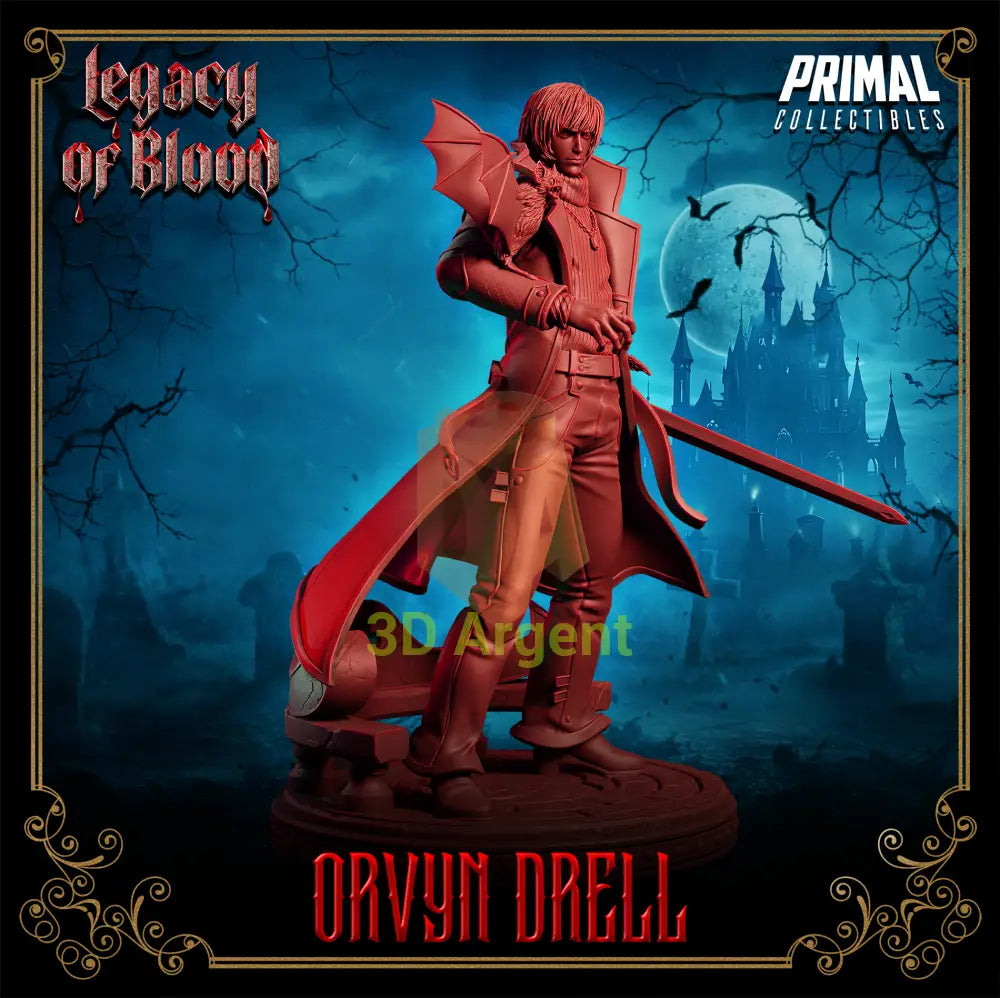 Human - Orvyn Drell Fantasy compatible D&D DragonLance Miniatures Primal Toys & Games:Wargames &