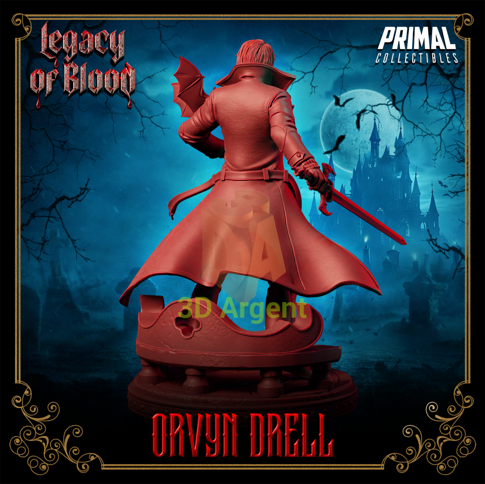 Human - Orvyn Drell Fantasy compatible D&D DragonLance Miniatures Primal Toys & Games:Wargames &