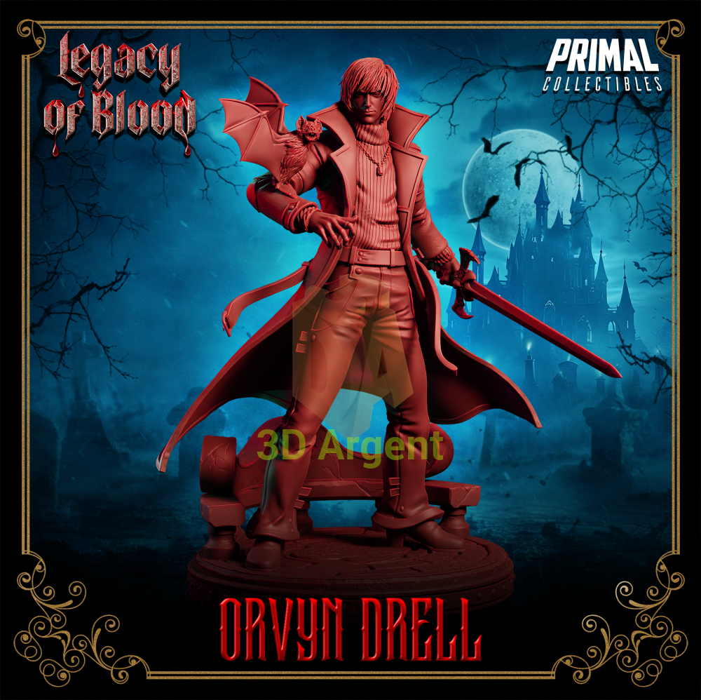 Human - Orvyn Drell Fantasy compatible D&D DragonLance Miniatures Primal Toys & Games:Wargames &
