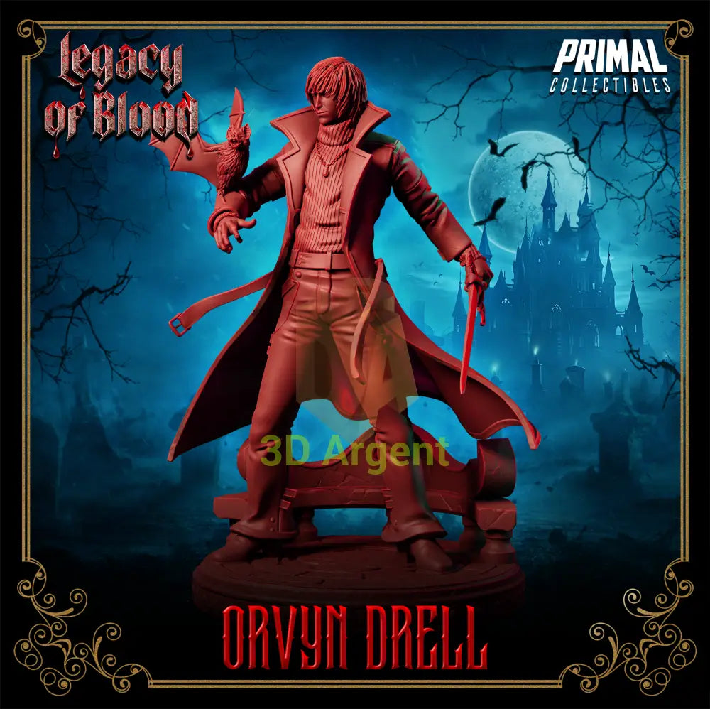 Human - Orvyn Drell Fantasy compatible D&D DragonLance Miniatures Primal Toys & Games:Wargames &