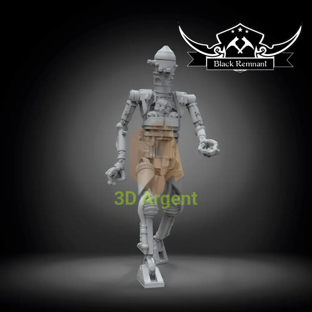 IG-12 with Grogu - Star Wars Legion compatible 3D Printed Resin Miniatures Toys & Games:Wargames & Role-Playing:Star