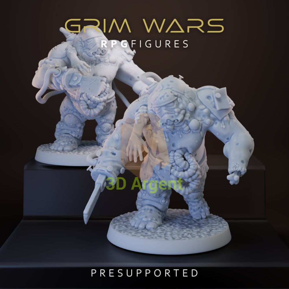 Imperial Mutants 2x - Star Wars Legion Scale 3D Printed Resin Miniatures