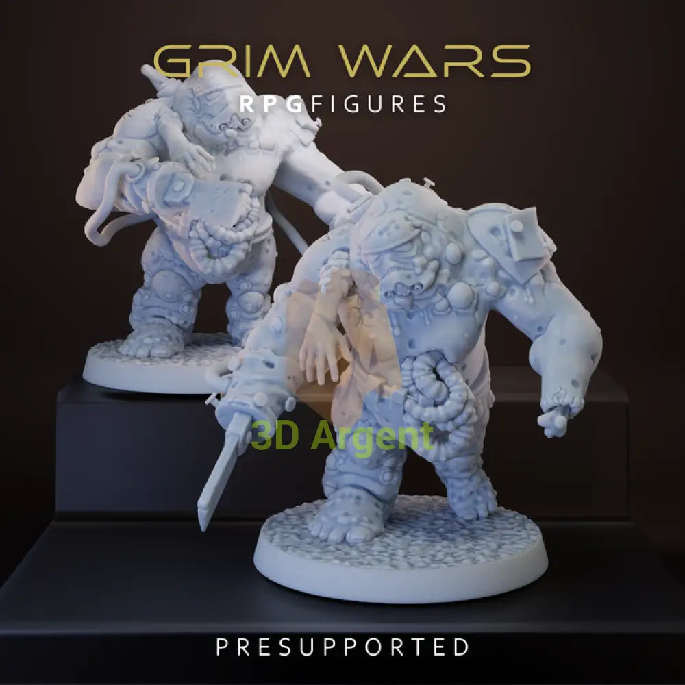 Imperial Mutants 2x - Star Wars Legion Scale 3D Printed Resin Miniatures