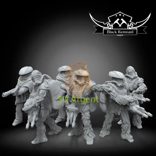 Imperial Wookiee Conscripts Squad Star Wars Legion compatible Resin Miniatures Toys & Games:Wargames &