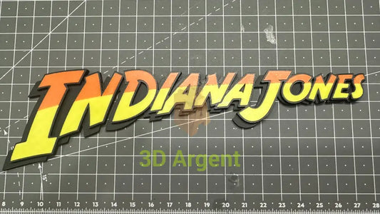 Indiana Jones Logo - Movie Retro 3D Printed Sign Collectables:Science Fiction Collectables:Other Science Fiction Items