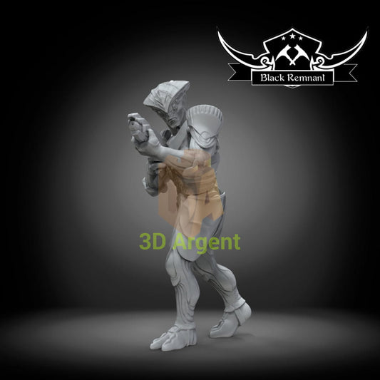 Javik Mass Effect - Stargrave D&D 3D Printed Resin Miniatures Toys & Games:Wargames & Role-Playing:Star Wars