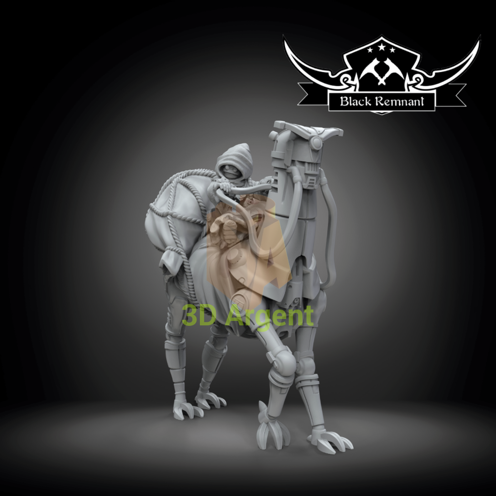 Jawa on droid horse - Star Wars Legion compatible 3D Printed Resin Miniatures Toys & Games:Wargames & Role-Playing:Star