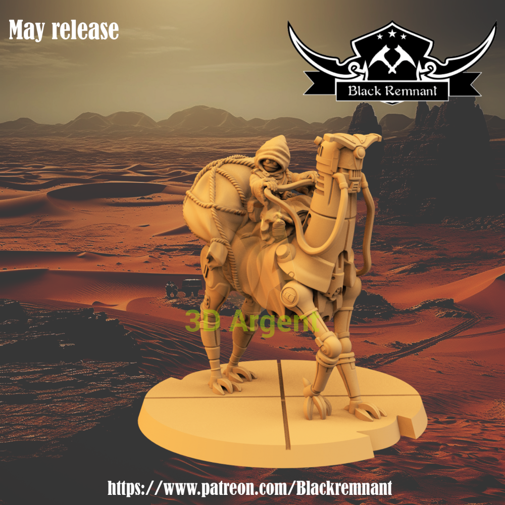Jawa on droid horse - Star Wars Legion compatible 3D Printed Resin Miniatures Toys & Games:Wargames & Role-Playing:Star