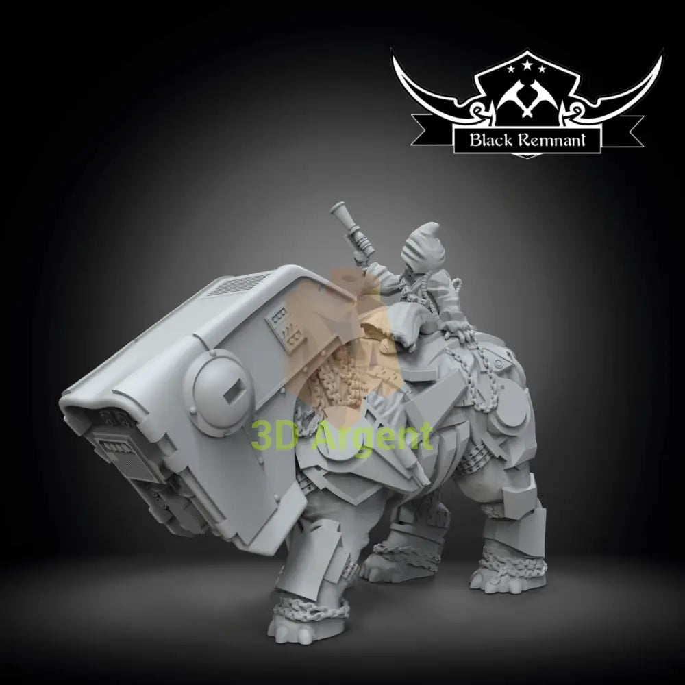 Jawa on Luggabeast - Star Wars Legion compatible 3D Printed Resin Miniatures Toys & Games:Wargames & Role-Playing:Star