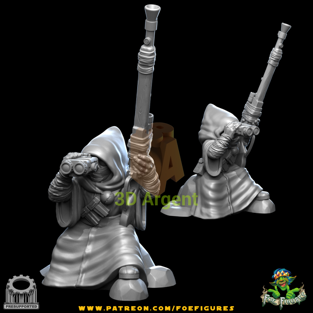 Jawa Weapons Crew Gonk Star Wars Legion compatible Resin Miniatures Foe Toys & Games:Wargames & Role-Playing:Star Wars