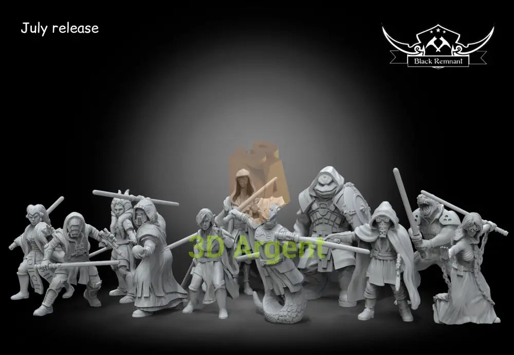 Jedi Academy Figures - Star Wars Legion compatible 3D Printed Resin Miniatures Toys & Games:Wargames &