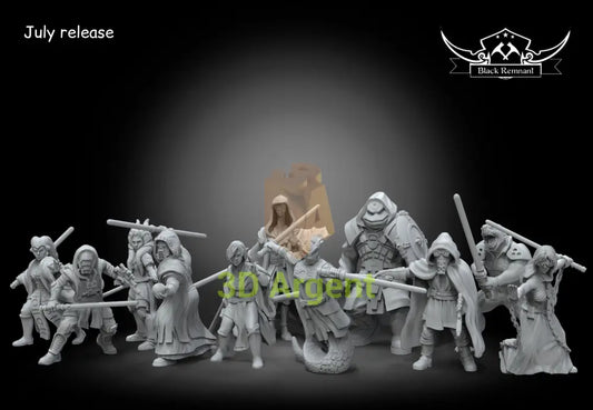 Jedi Academy Figures - Star Wars Legion compatible 3D Printed Resin Miniatures Toys & Games:Wargames &